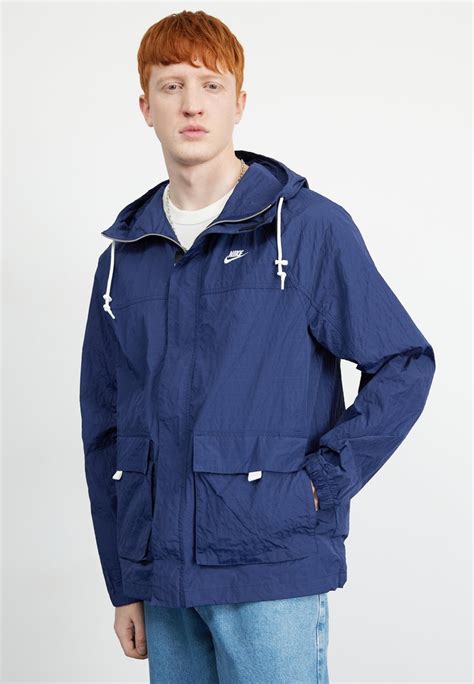 donkerblauw nike jas|Nike Sportswear CLUB BOWLINE .